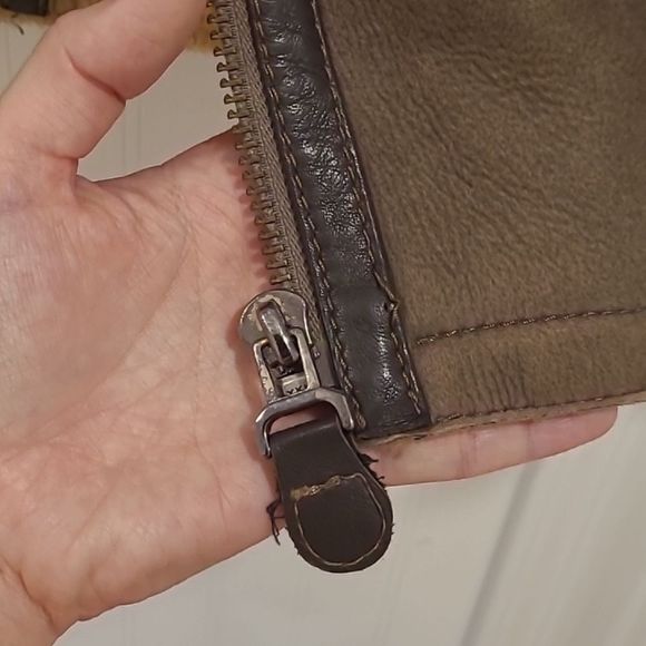 Vintage Torras light brown natural leather jacket 42 - Picture 5 of 15